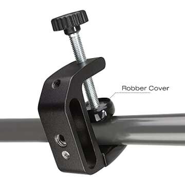 Zeromall Universal C-Clamp Mount Holder for Cameras