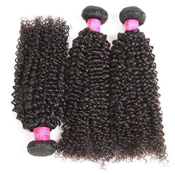 ISEE Hair Virgin Malaysian Deep Curly Jerry Curly Human Hair 3 Bundles,100% Unprocessed Human Curly ...
