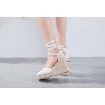 U-lite Espadrille Wedge Sandals - Summer Fashion Essential