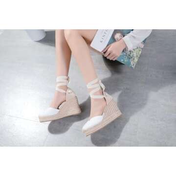 U-lite Espadrille Wedge Sandals - Summer Fashion Essential