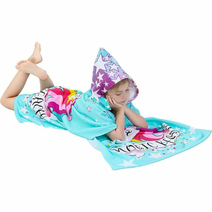Athaelay Kids Hooded Swim Cover-ups for Girls