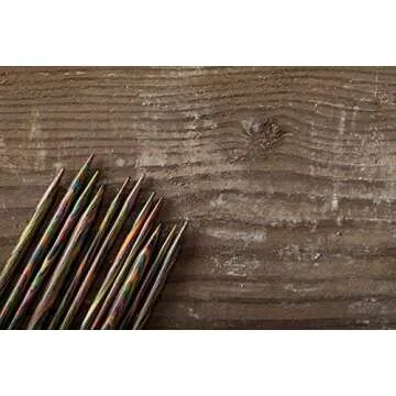 Knit Picks Options Wood Interchangeable Knitting Needle Set - US 4-11 (Rainbow)