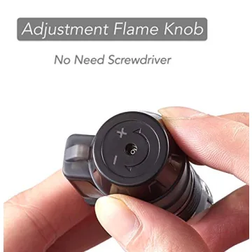 Zoocura Windproof Torch Lighter with Visible Fuel Capacity