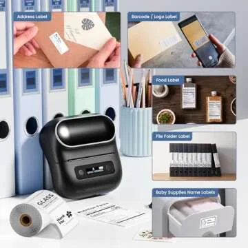 ItriAce M220 Label Maker - Portable Thermal Printer