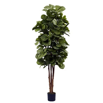 Nearly Natural 6ft Fiddle Leaf Fig Tree for Instant Elegance
