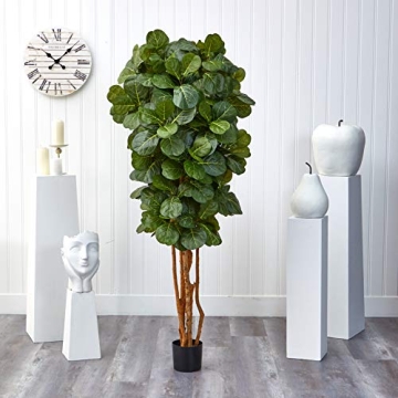 Nearly Natural 6ft Fiddle Leaf Fig Tree for Instant Elegance