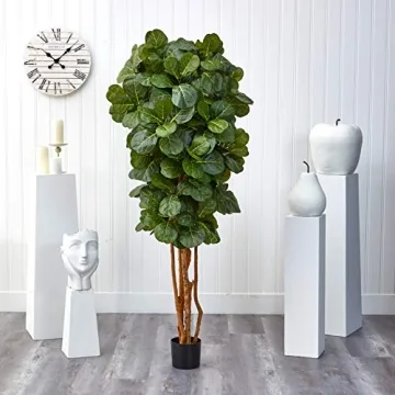 Nearly Natural 6ft Fiddle Leaf Fig Tree for Instant Elegance