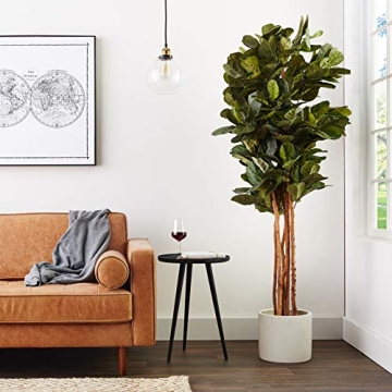 Nearly Natural 6ft Fiddle Leaf Fig Tree for Instant Elegance