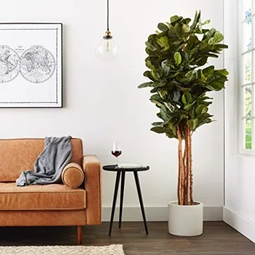 Nearly Natural 6ft Fiddle Leaf Fig Tree for Instant Elegance