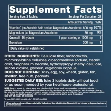 ProHealth Quercetin & Bromelain Complex - Allergy Support