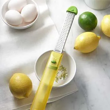 Trudeau Zest Grater - Ultimate Kitchen Tool for Grating Citrus and More