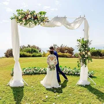 Julius Studio [White Body] 10 x 10 ft. (W x H) New Gen. White Metal Backdrop Stands, Background Support System, White Matt Finishing Body, Metal Cap Head, Enhanced Stability, Spring Clamps, JSAG990