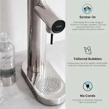 MonTen Sparkling Water Maker - Eco-Friendly & Stylish