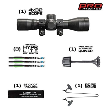 Killer Instinct Lethal 405 Crossbow Pro Package for Hunters