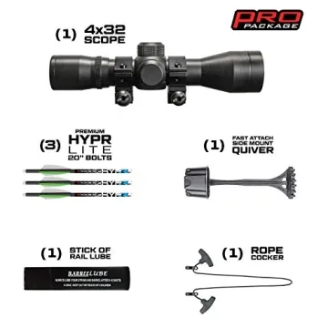 Killer Instinct Lethal 405 Crossbow Pro Package for Hunters