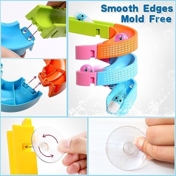 Mold Free Bath Toys - 38 PCS for Ages 2 to 8