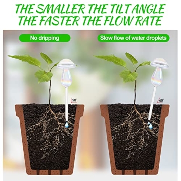 jiuhexuj Self-Watering Plant Globes for Easy Plant Care