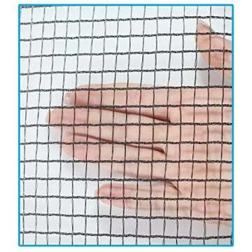 KidKusion Driveway Safety Net | Not Retractable | Black | 28' | Outdoor Barrier; Playtime Safety; Yard Safety