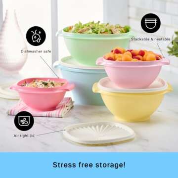 Tupperware Heritage Collection 10 Piece Food Storage Set
