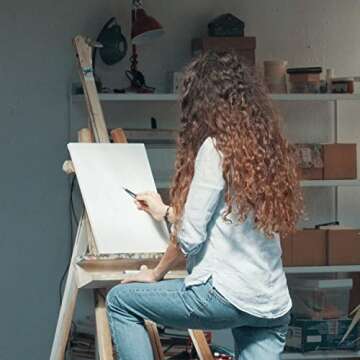 Academy Art Supply Canvases Panels 8 x 10 inch - 100% Cotton Artist Blank Canvas Board for Painting, Pre-gessoed, Primed, Acid-Free Blank Canvas, Perfect for Acrylic and Oil Painting, Pack of 12