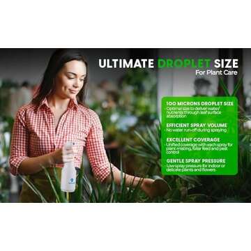 AgroMagen Continuous Mist Sprayer Bottle for Hair Styling, Plants, Cleaning, Ironing and Skin Care (24 oz./700 ml)