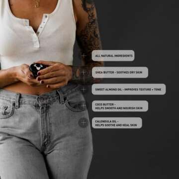 Mad Rabbit Tattoo Balm & Aftercare Cream- Color Enhancement that Revives Old Tattoos, Hydrates New Tattoos, Made With Clean Ingredients + Petroleum Free, Daily Tattoo Lotion Moisturizer & Brightener