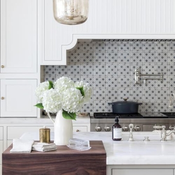 JINWOE 20-Inch Silk Hydrangea Flowers for Home Decoration