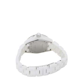 Chanel, Pre-Loved White Ceramic J12 33MM Watch, White