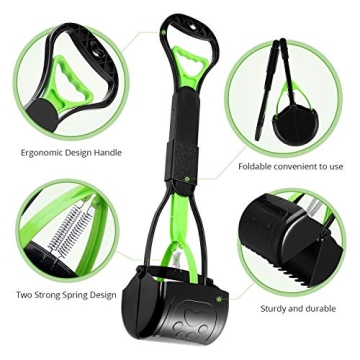 PPOGOO Durable Non-Breakable Pooper Scooper for Pet Owners