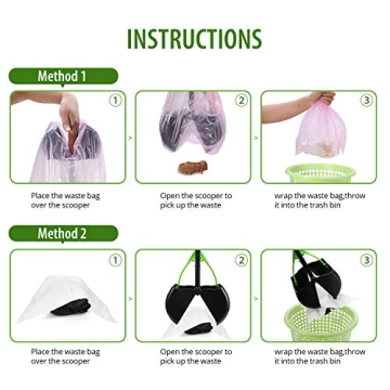 PPOGOO Durable Non-Breakable Pooper Scooper for Pet Owners