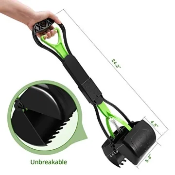 PPOGOO Durable Non-Breakable Pooper Scooper for Pet Owners