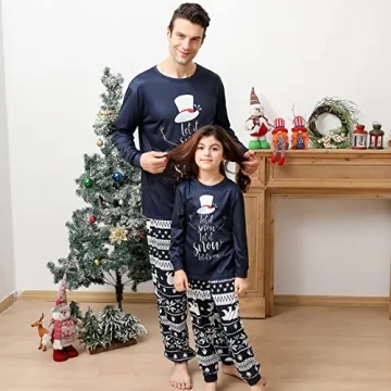 Onancehim Family Matching Christmas Pajamas for Holidays
