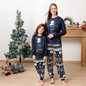 Onancehim Family Matching Christmas Pajamas for Holidays