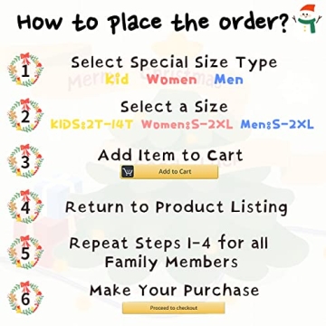 Onancehim Family Matching Christmas Pajamas for Holidays