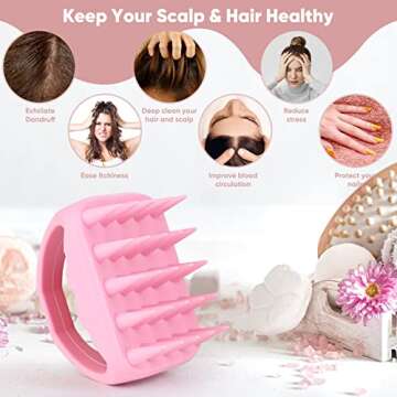 Bsisme Scalp Massager for Dandruff Removal and Hair Growth