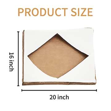 Heat Press Platen Wrap Cover 16x20 Inch, Non-Stick Heat Resistant Teflon Protector for Protecting Heat Pressing Machine Plate from Residue, Inks, Adhesives
