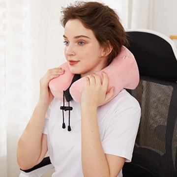 Best Memory Foam Travel Pillow for Neck Support & Comfort