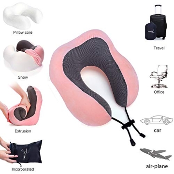Best Memory Foam Travel Pillow for Neck Support & Comfort