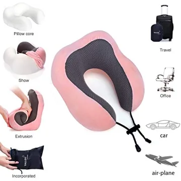 Best Memory Foam Travel Pillow for Neck Support & Comfort