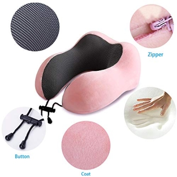 Best Memory Foam Travel Pillow for Neck Support & Comfort