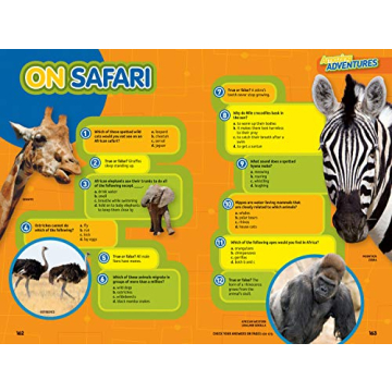 National Geographic Kids Quiz Whiz Fun Trivia Book for Kids