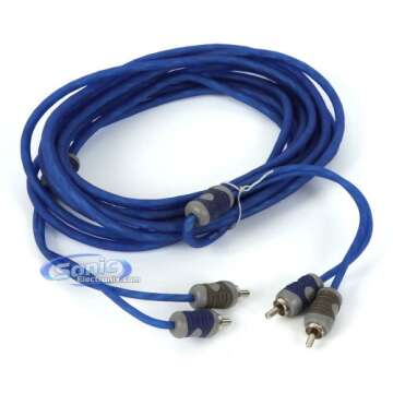 Kicker 46KI25 K-Series 2-Channel RCA Interconnect - Premium Sound Quality 5M