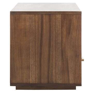 Safavieh Couture Mallory Dark Chocolate 1-Drawer Storage Nightstand