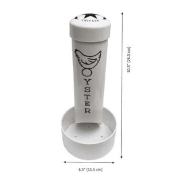 Ultimate Chicken Oyster Shell Feeder and Grit Feeder Combo for Optimal Health