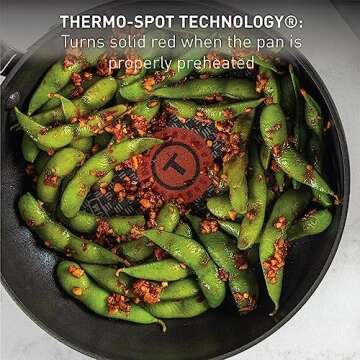 T-fal Ultimate Hard Anodized Non Stick Jumbo Cooker With Lid & Helper Handle 5 Quart, Oven Broiler Safe 400F, Lid Safe 350F, Cookware, Deep Frying Pan, Skillet, Pots and Pans, Dishwasher Safe, Grey