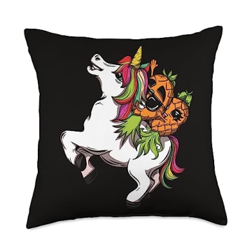 Unicorn Swinger Upside Down Pineapples Apparel Couple Pillow 18x18