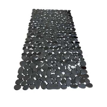 “Pebbles” Non-Slip Bathtub/Shower Mat 27.5”x14” Rectangular, Non-Toxic, Safe, Clean, Machine...