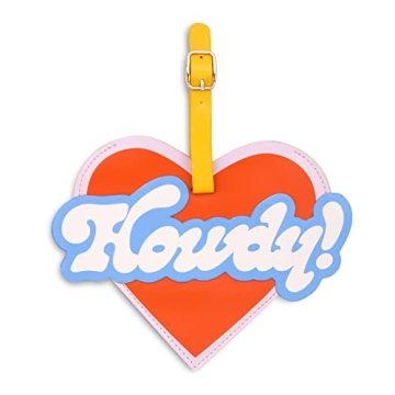 ban.do Getaway Vegan Leather Luggage Tag - Large, Cute & Secure