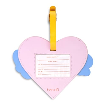 Vegan Leather Luggage Tag - Large, Secure & Stylish