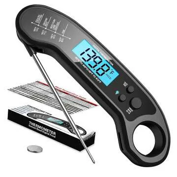 Digital Meat Thermometer - Fast & Waterproof Cooking Tool